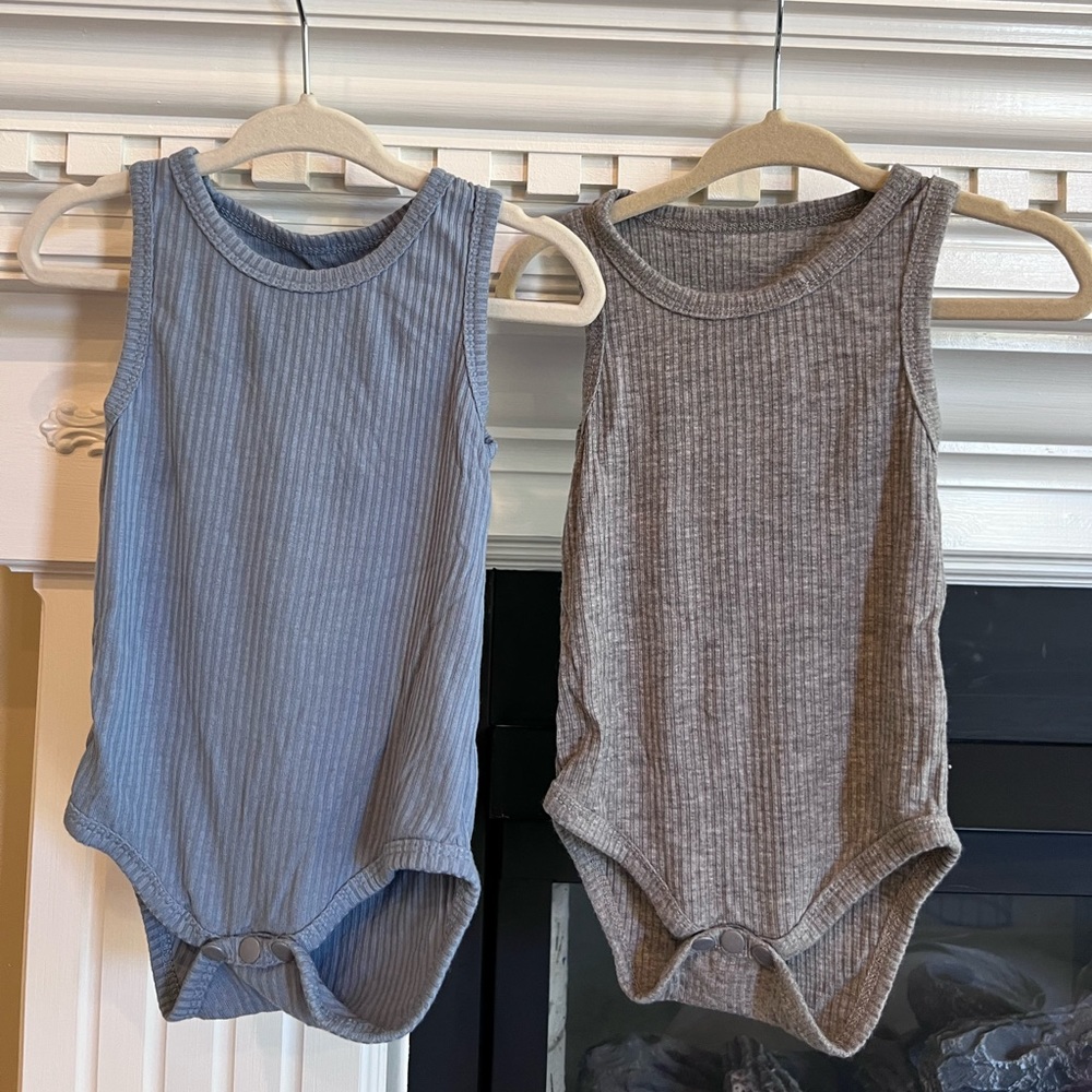 Gender neutral tank onesies